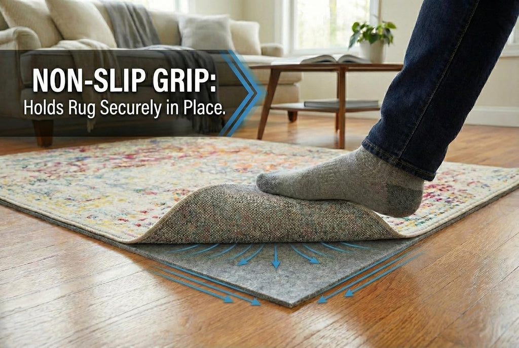 2' 6" x 11' 10" Runner Everyday Performance Rug Pad 1/4" Thick Felt & Non-Slip Backing Perfect for Any Flooring