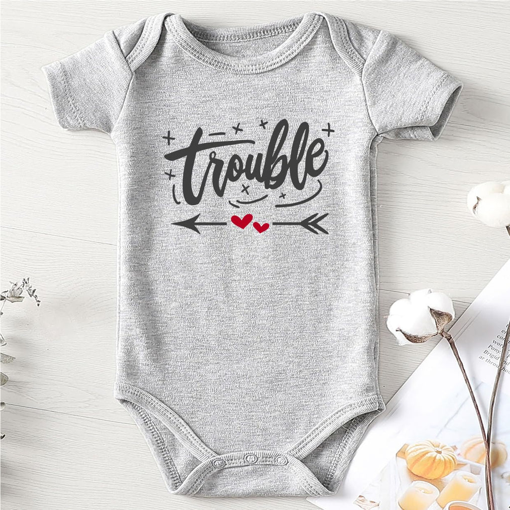 Double Trouble Twins Baby Items Must Haves Twin infant Boy And Girl Newborn Outfits Matching Clothes gray