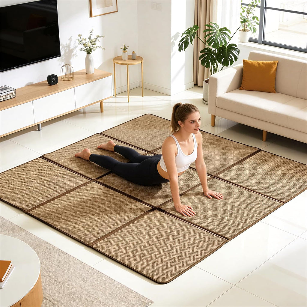 71'' x 71'' Large Japanese Tatami Mat, 0.47'' Thickness