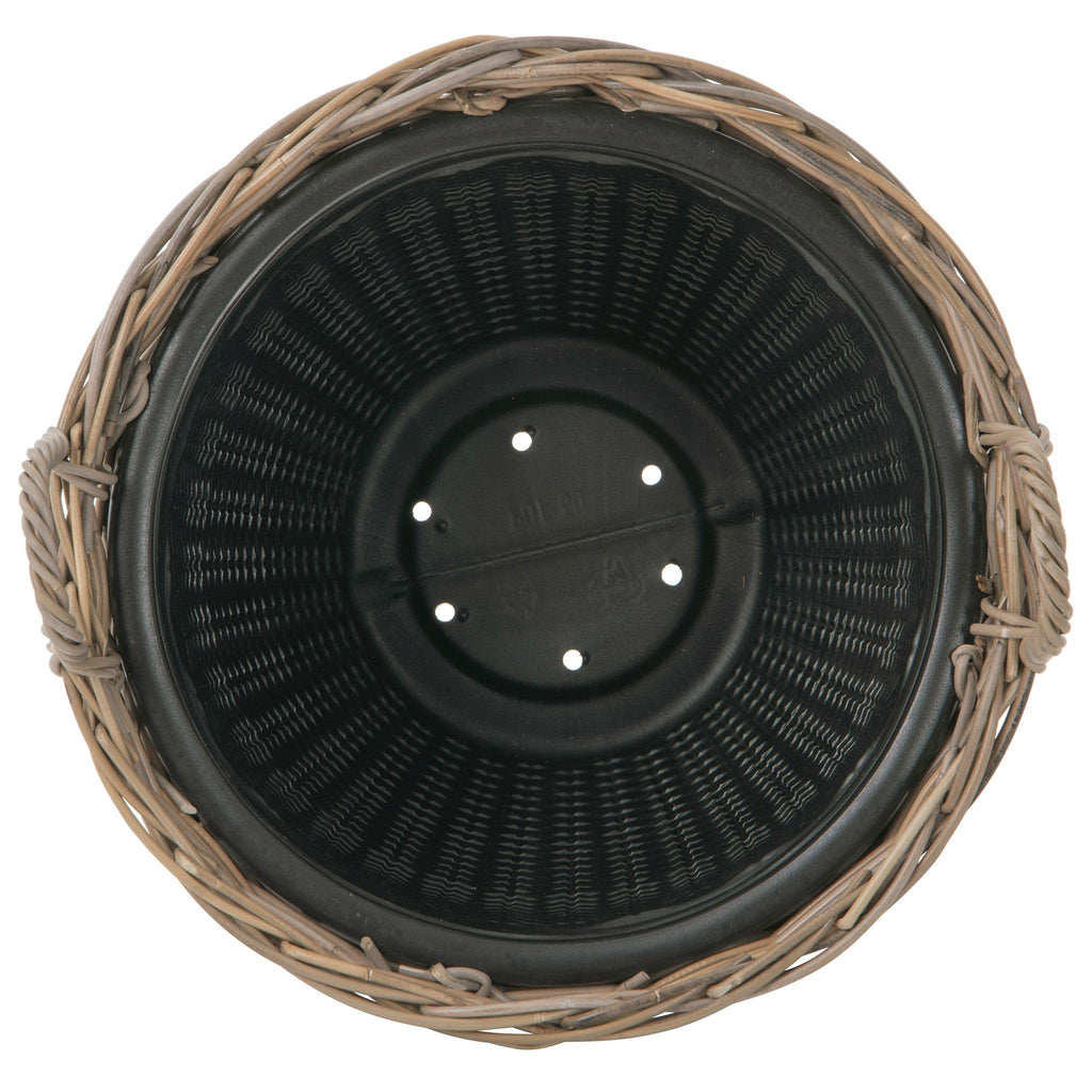 Rattan Kobo Planter Basket with Ear Handles, Large, 11 Gallon