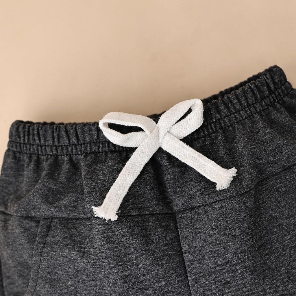 Baby Boy Fall Winter Clothes Toddler Boy Outfits Long Sleeve Patchwork Sweatshirt Tops Pants 2 Piece