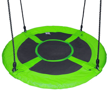 Disc Giant Nest Web Rope Hanging Tree Swing Seat Set Heavy Duty Easy to Set Up for Kids Children Adult Outdoor