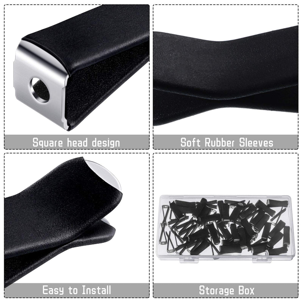 130 Pcs Car Vent Clips with 2 Storage Boxes Head Air Vent for Auto