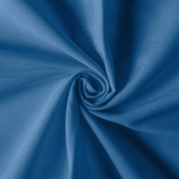 Cotton Polyester Broadcloth Fabric 57" Wide by The Yard Soft, Lightweight & Breathable Material for Sewing, Lining
