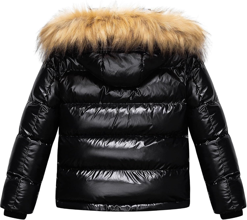 Boy's Water Resistant Winter Coats Warm Fleece Lined Outwear Windbreaker Ski Jacket