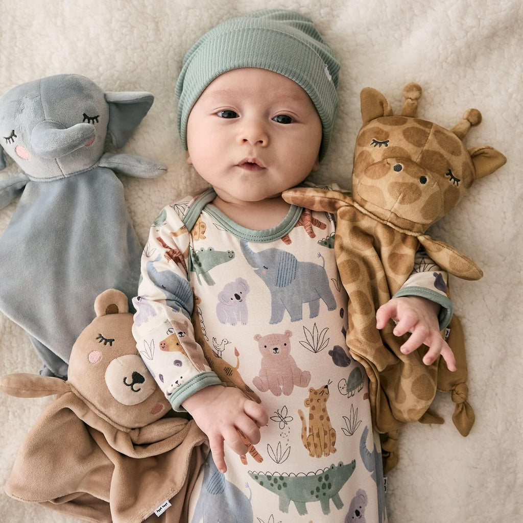 Newborn Infant Gown, Soft Viscose from Bamboo Baby Gown for Newborn Girls & Boys Baby Clothes, Infant Sleeper