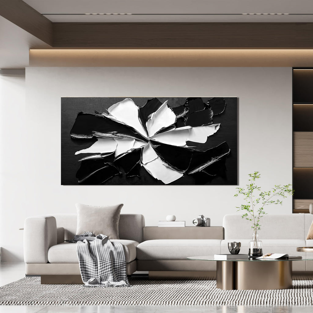 Abstract Wall Art Decoration Modern Wall Art Pictures Abstract Canvas Art Wall Decor Minimalist Black and White Wall