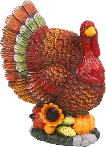 Thanksgiving Turkey Decorations Indoor Resin Figurines Table Decor