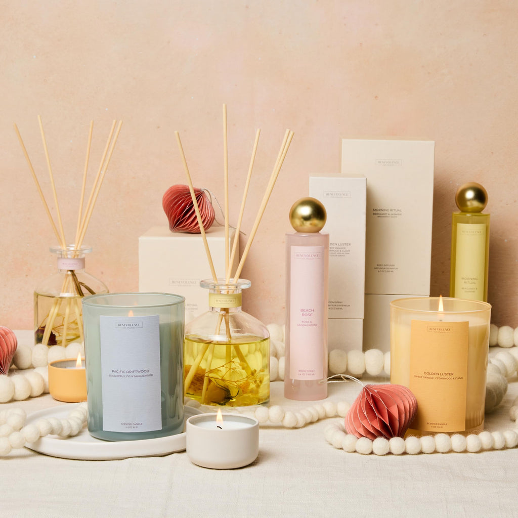 Bergamot & Jasmine Scented Candle | 11oz, 60 Hour Burn | Natural Soy Wax, Cotton Wick | Soy Scented Candles