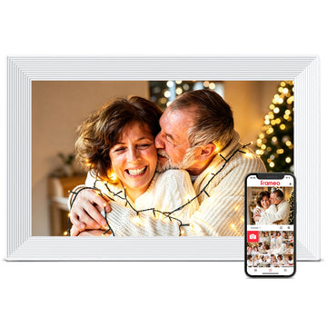 Frameo 10.1" Digital Picture Frame WiFi, Smart Electronic Photo Frame, 32GB