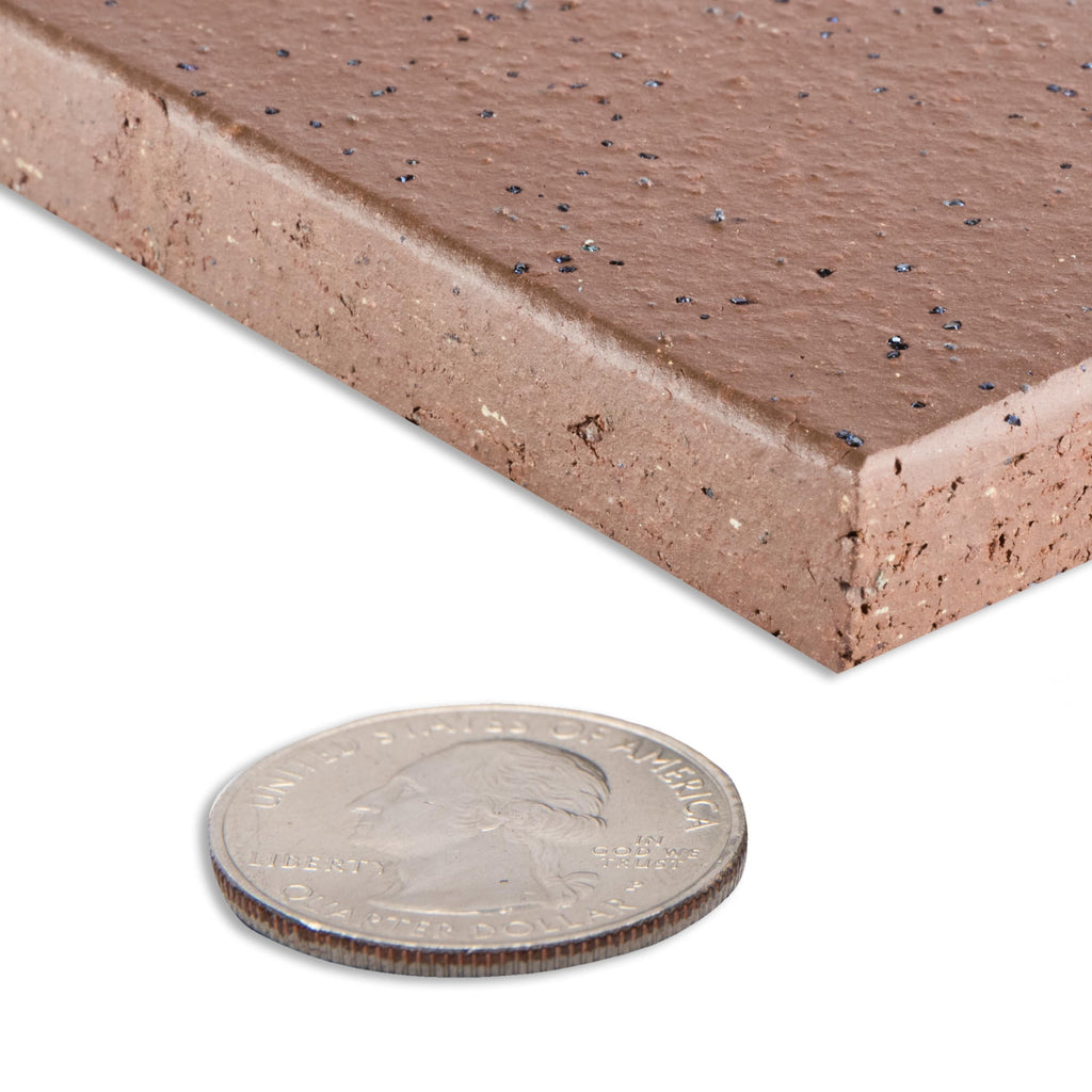Lincoln Quarry Abrasive Mayflower Red 7-5/8" x 7-5/8" Floor and Wall Tile