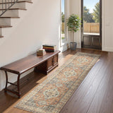 Oriental Kitchen Runners for Hallways, 2.5x10 Washable Runner Rug Non Slip, Soft Hallway Rug Distres