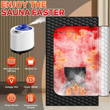 Infrared Sauna Box, 160 LEDs Red Light Sauna Steam Room, Portable Sauna Tent with 3L/1200W Steamer, 15 Heating Levels
