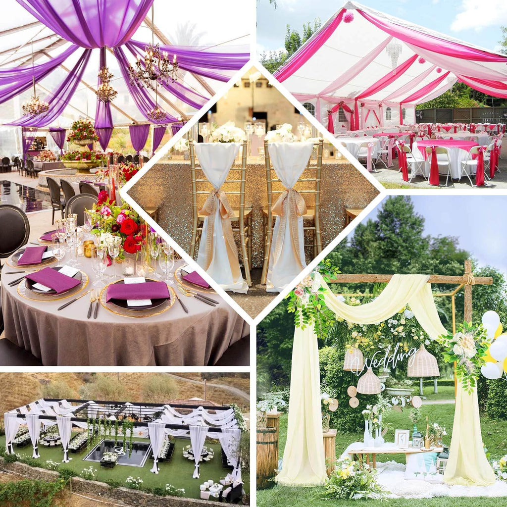 54 x 10 Yards Hunter Emerald Green Polyester Wedding Banquet Restaurant Wholesale Fabric Bolt for Party Event Decor