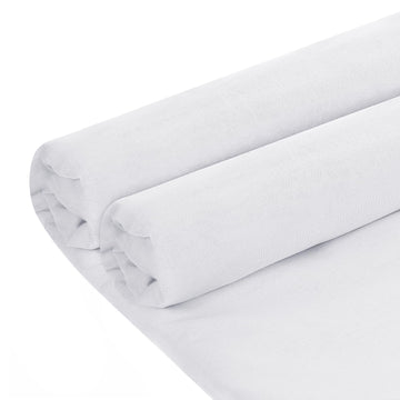 10 Yards x 59 Inches Cotton Muslin Fabric Textile, Bleached Muslin Linen Fabric Material, Boho Wide Roll Backing