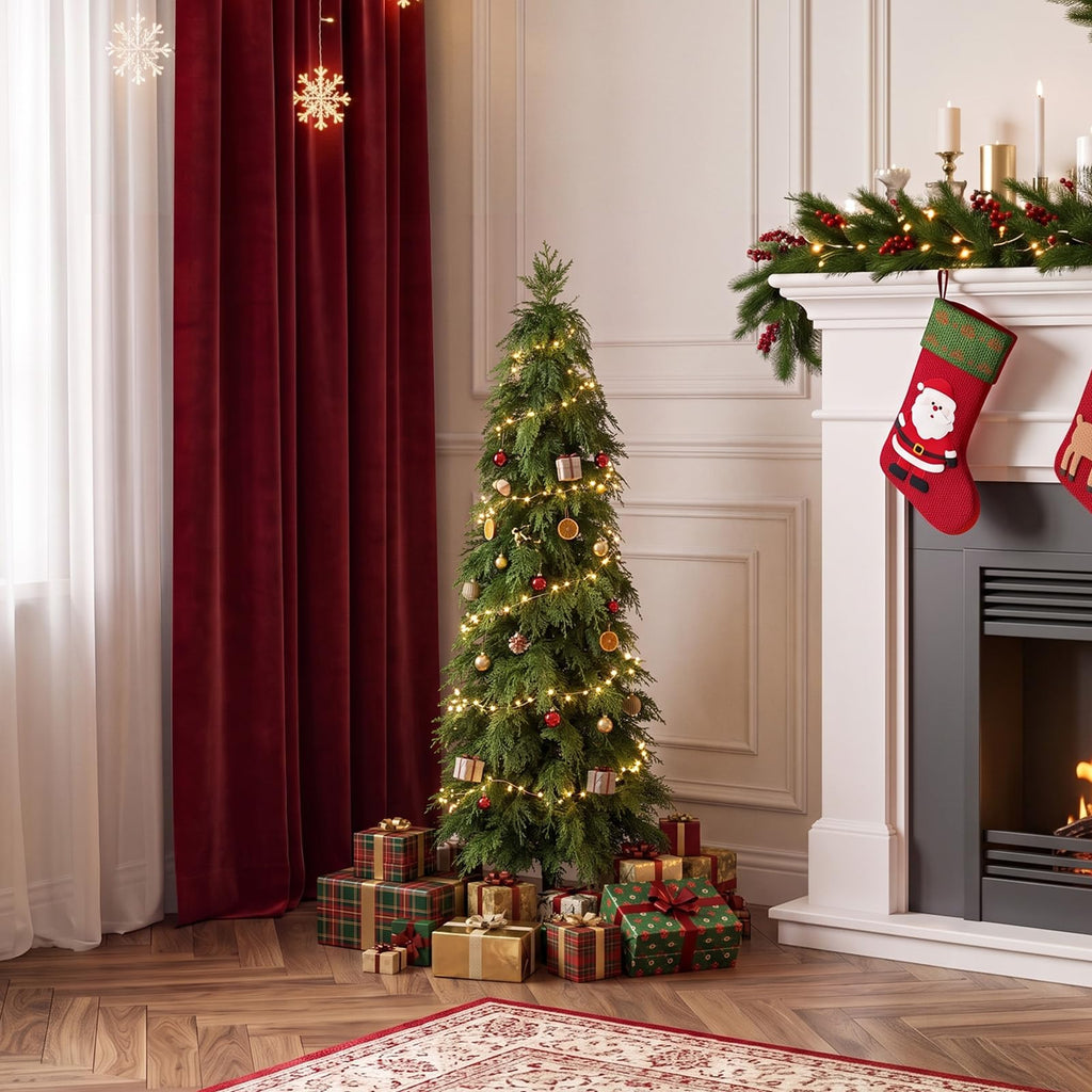 Slim Unlit Artificial Christmas Tree - 5 FT