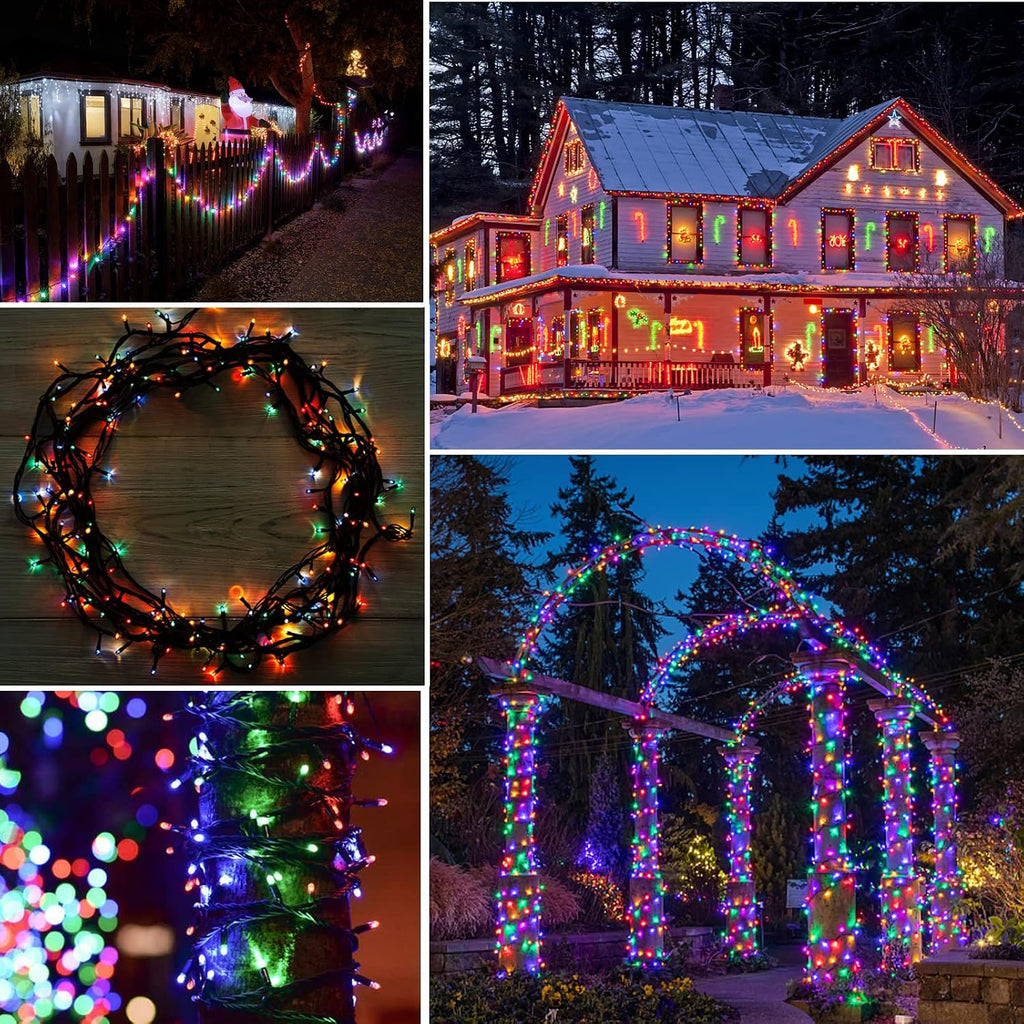 300LED Christmas String Lights Outdoor, 105FT Christmas Tree Lights