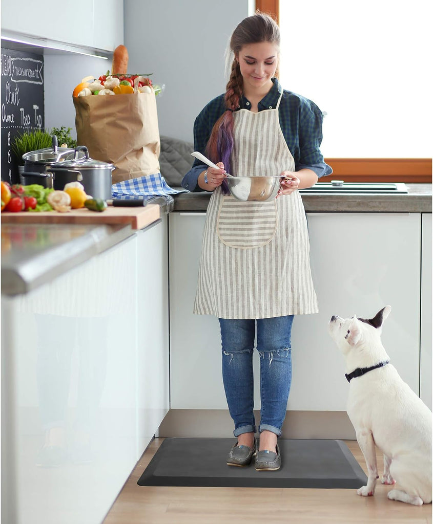 39" Anti-Fatigue Standing Desk Ergonomic Comfort Mat-Commercial Office Home Garage Kitchen Rug, Gray
