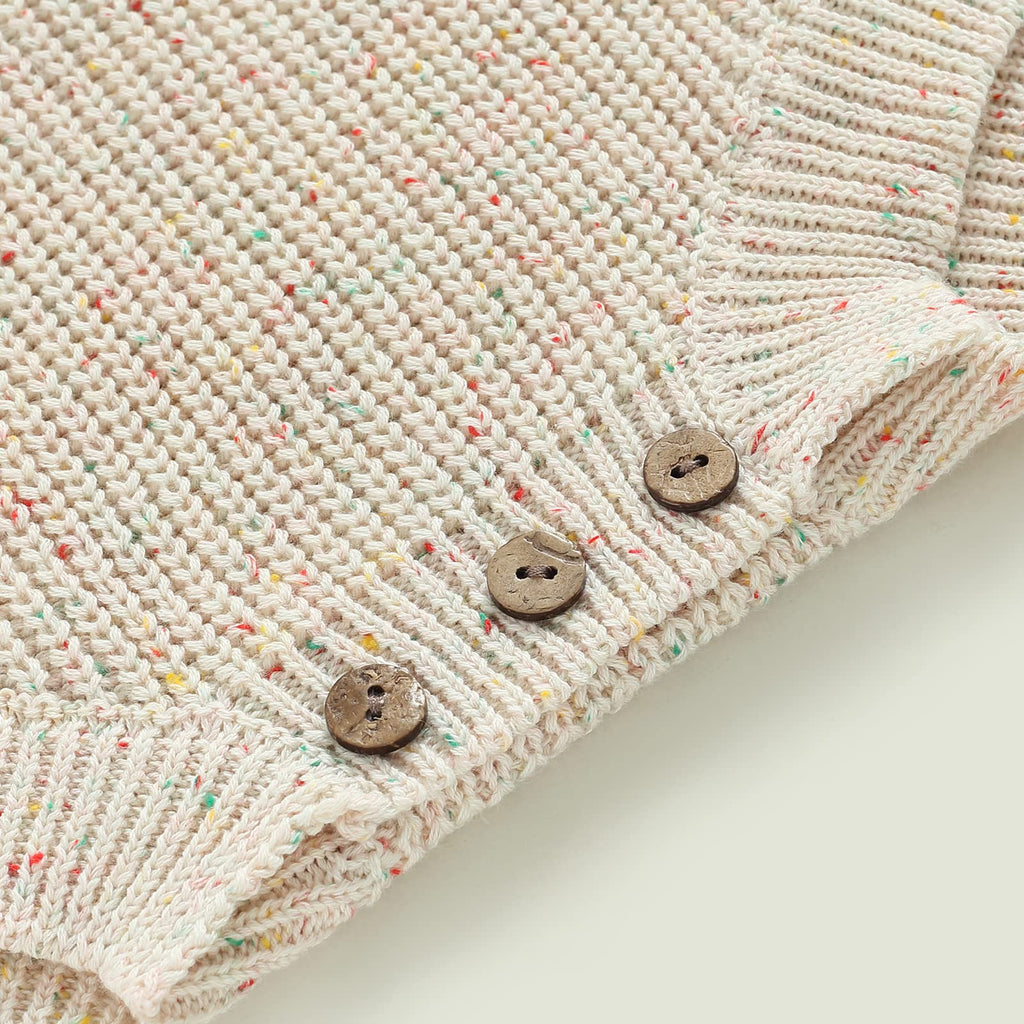 Baby Girl Boy Sweater Knit Oversized Pullover Sweatshirt Romper Bodysuit Warm Fall Winter Clothes Outfit Newborn