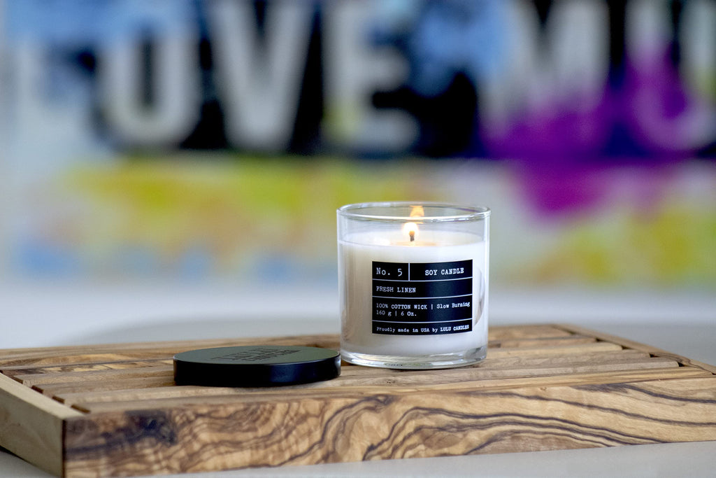 Jasmine, Oud & Sandalwood | Luxury Scented Soy Jar Candle | Hand Poured in The USA | Highly Scented Long Lasting (6