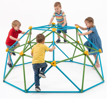 6ft Climbing Dome for Kids, Sturdy Steel Dome Climber, Outdoor Backyard Jungle Gym & Monkey Bars, Fun Active Play