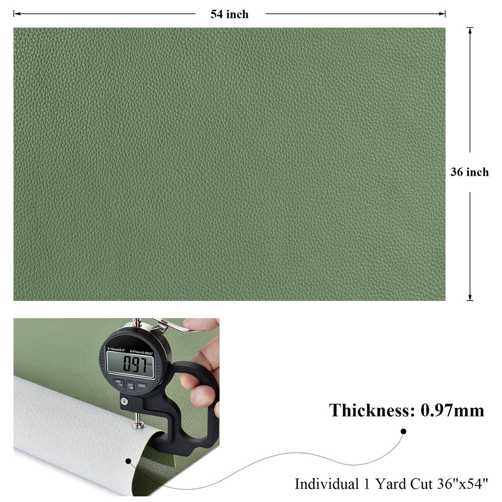 Faux Leather Fabric, Thick Durable Synthetic Upholstery Leather Vinyl