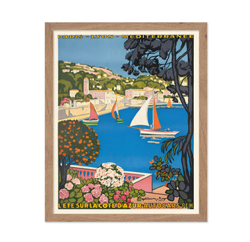 Master Vintage Travel Poster - Retro France Print - Paris Lyon Mediterranean - Gift for Men, Women, Travel Lover