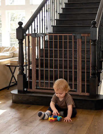 Baby Gate for Stairs No Drilling, 29-48 in Dog Gate