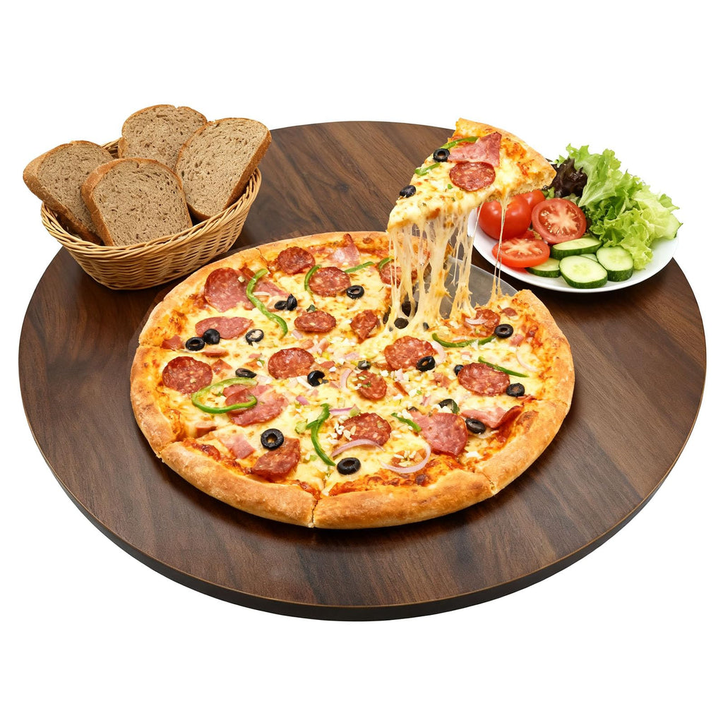 24" Large Lazy Susan, Turntable Serving Tray for Tabletop