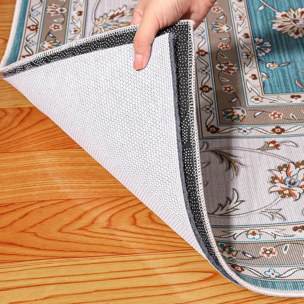 Waterproof Rug Pad 4x6 Ft, Under Area Carpet Padding, Non Slip Felt Rug Pads for Hardwood Floors, Protective Underlay - Set of 24