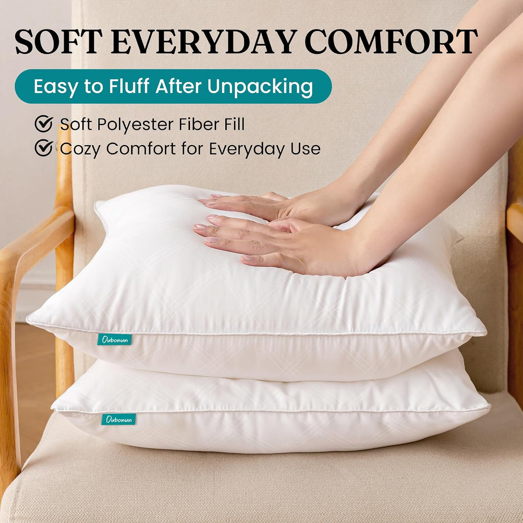 20x20 Throw Pillow Inserts, Soft Decorative Couch Cushion - Set of 2