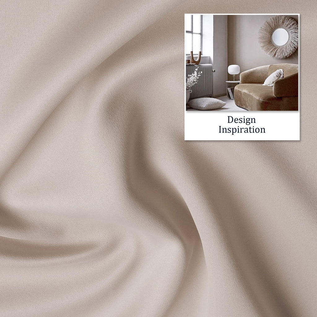 Light Brown Curtains -Blackout Curtain Panels 84 Inches Long Solid Window Curtain Drapes Thermal Insulated Room