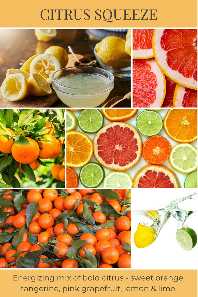 Mason Jar Candle, Citrus Squeeze, 8 oz. - Scents of Orange, Tangerine, Grapefruit, Lemon, & Lime - 100% Soy Wax, No