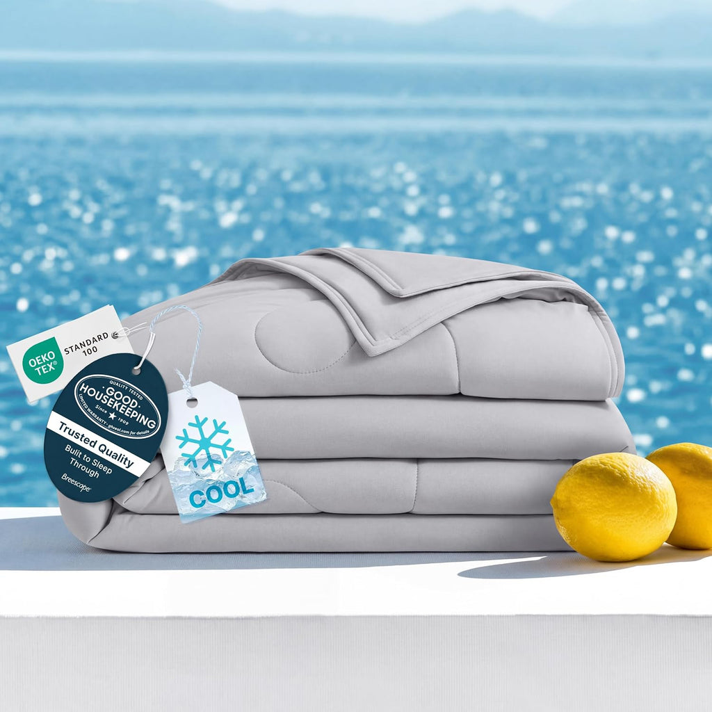 Cooling Comforter Blanket - BlendTek Q-Max>0.46 Tech, Cooling Blanket for Hot Sleepers & Night Sweats Relief
