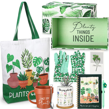 8 Pcs Plant Lover Gift for Women, Funny Plant Lady Gifts