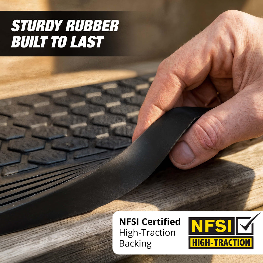 Rubber Outdoor " 4-Pack - Heavy-Duty Non-Slip Rubber
