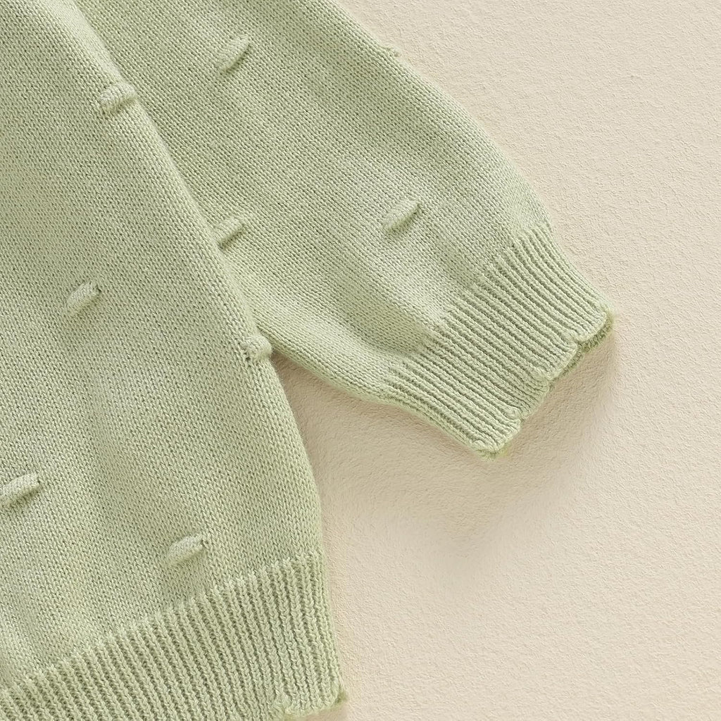 Baby Girl Cardigan Long Sleeve Button Up Sweater Toddler Girl Fall Outfits