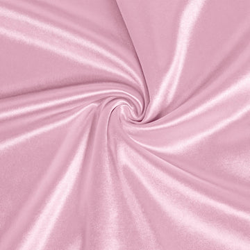 59" Wide Stretch Silky Spandex Satin Fabric by The Yard - Shiny Satin Spandex Fabric for Dresses, Active Wear, Yoga