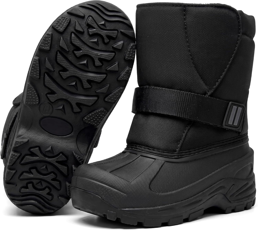 Kids Winter Snow Boots Waterproof Boys Girls Faux Fur Toddler Boots