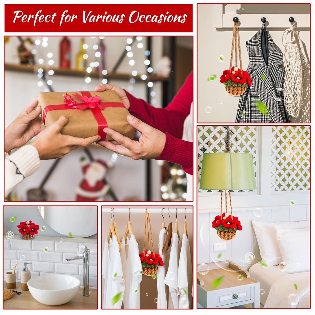 Crochet Car Air Freshener Diffuser Hanging