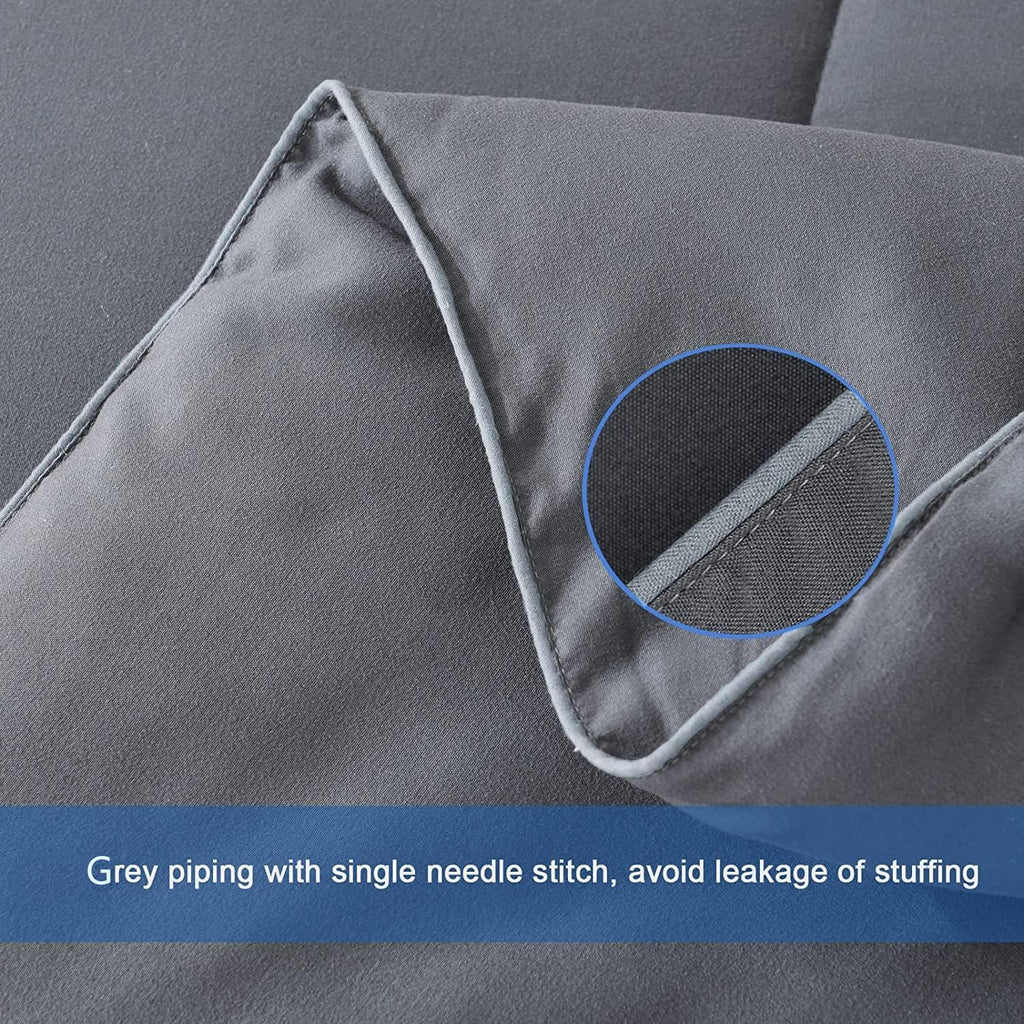 Down Alternative Comforter-All Season Oversize Queen Comforters Duvet Insert with Corner Tabs-Lightweight Breathable