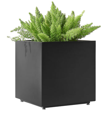Large Cube Metal Outdoor Planter Box 20Wx20Dx21.5H
