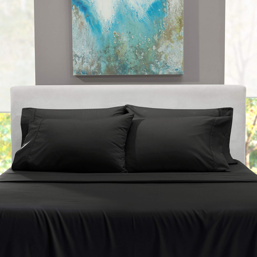 Extra Deep Pocket King Size Sets - Fits Mattress 18-24 Inches Deep - Extra Deep Pocket Sheets - 6 Piece King Size