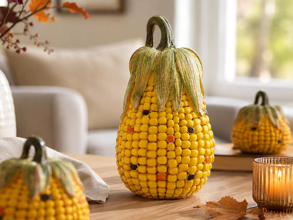 Fall Decorations Pumpkins for Decorating - Set of 3