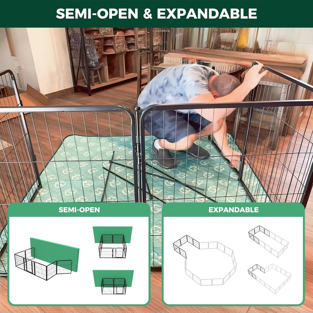 Homeplus Unleashed Indoor Dog Playpen - Stress-Free and Safe Play