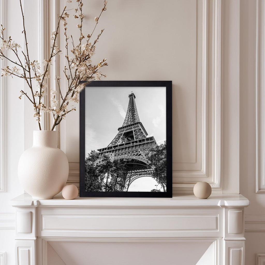 Master Vintage Travel Poster - Retro Tourism Print - Gift for Artist, Traveler - Eiffel Tower, Architecture, Paris