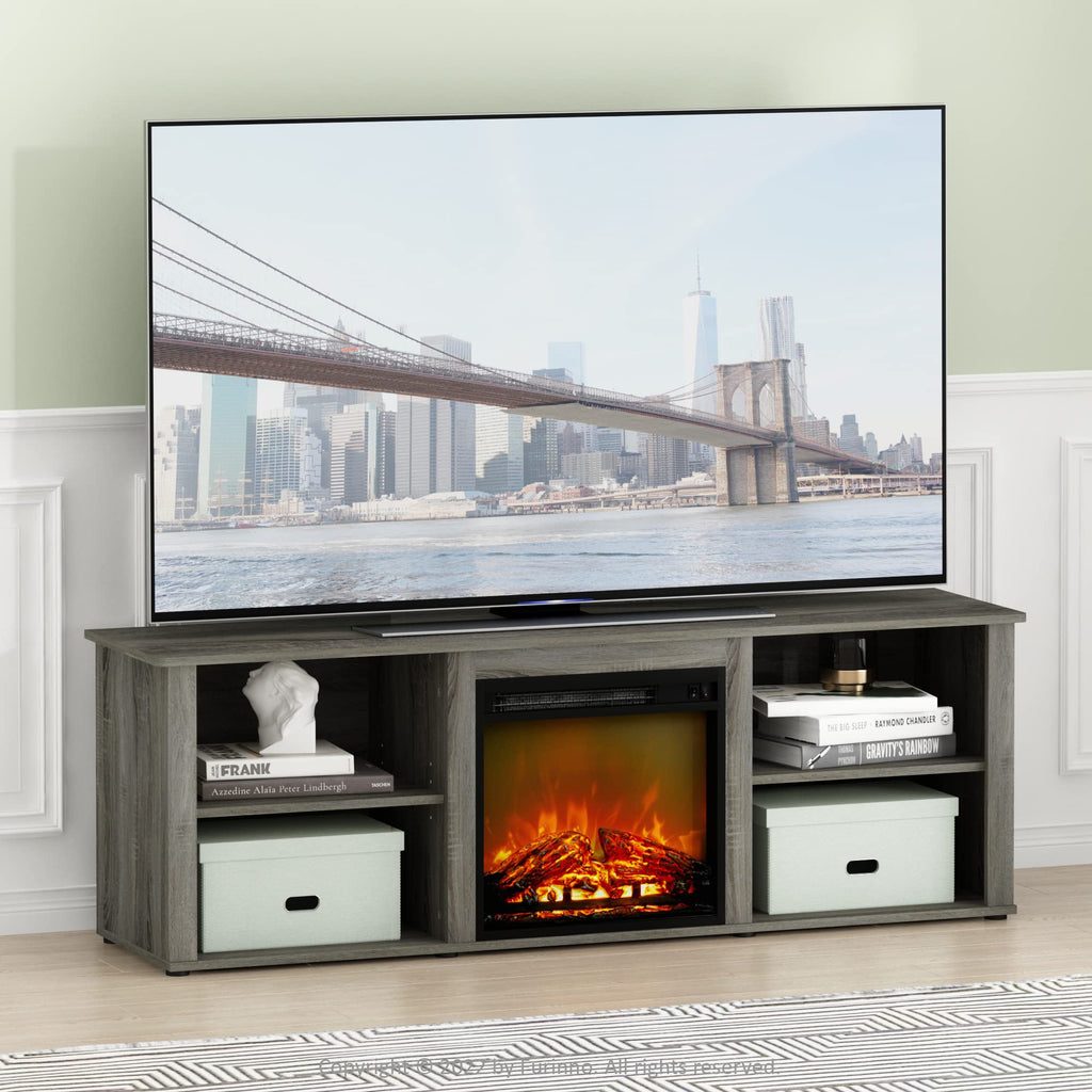 Classic 3-Tier for 70 Inch TV, French Oak Grey