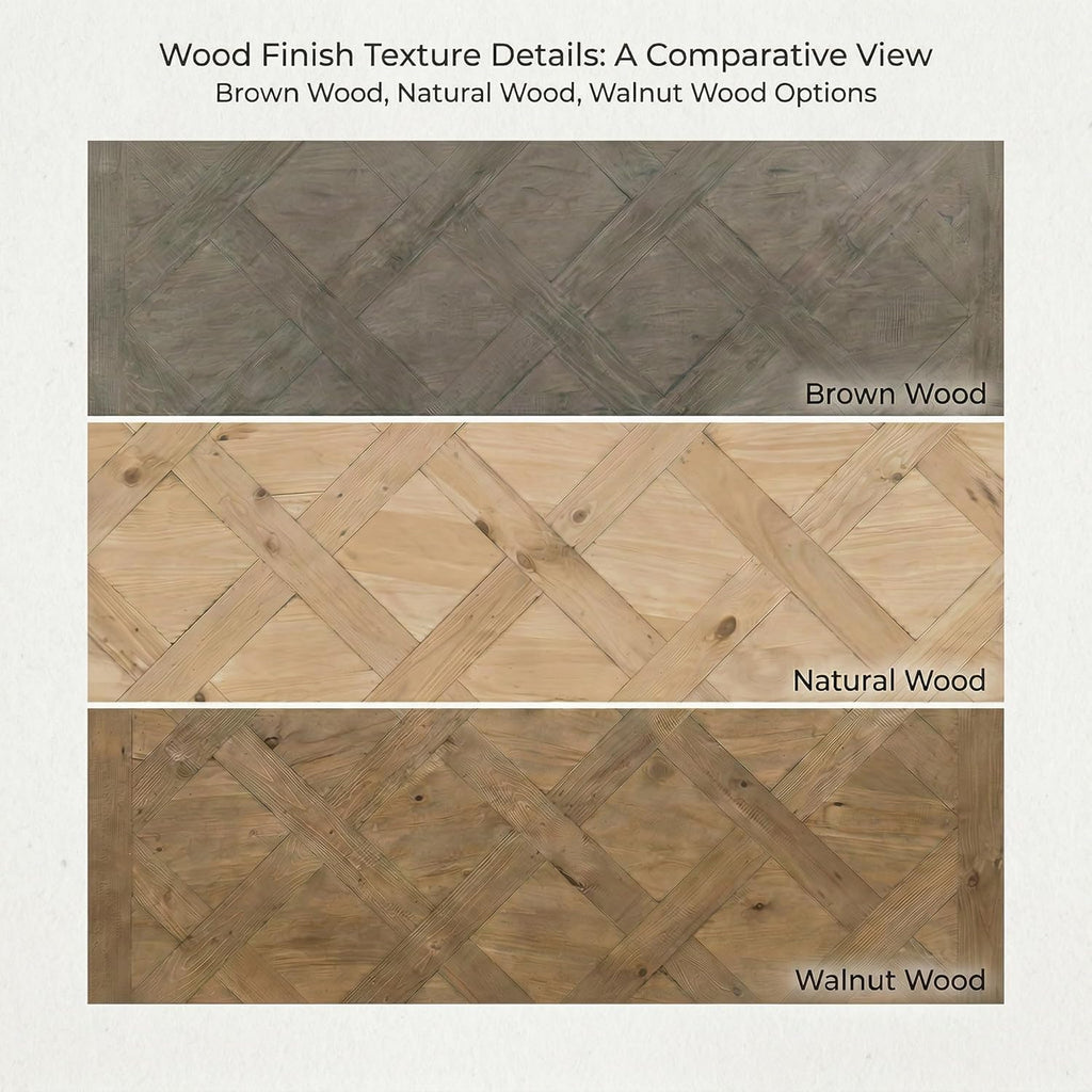 63“ Dining Table for 4 6 People Solid Wood Pine Dining Room Table Triangle Reinforced Base Rectangular Farmhouse