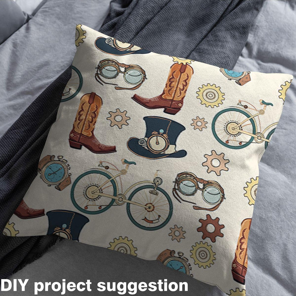 Steampunk Abstract Steam Fabric by The Yard 1 Yard Soft