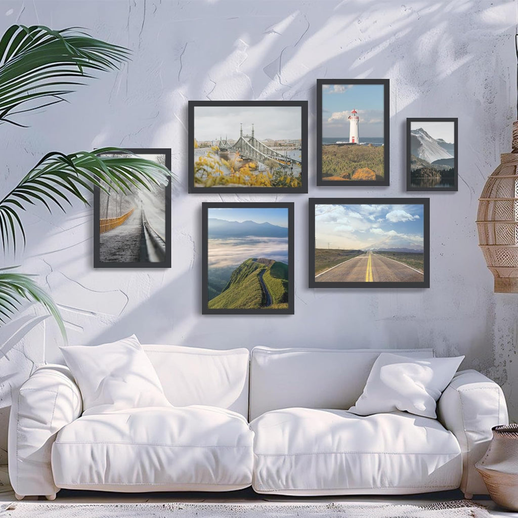 24x36 Poster Frame Black, with Plexiglass and Wall Mounting, 1 Pack | Poster Frames 24 x 36 inches or 24x36 Picture